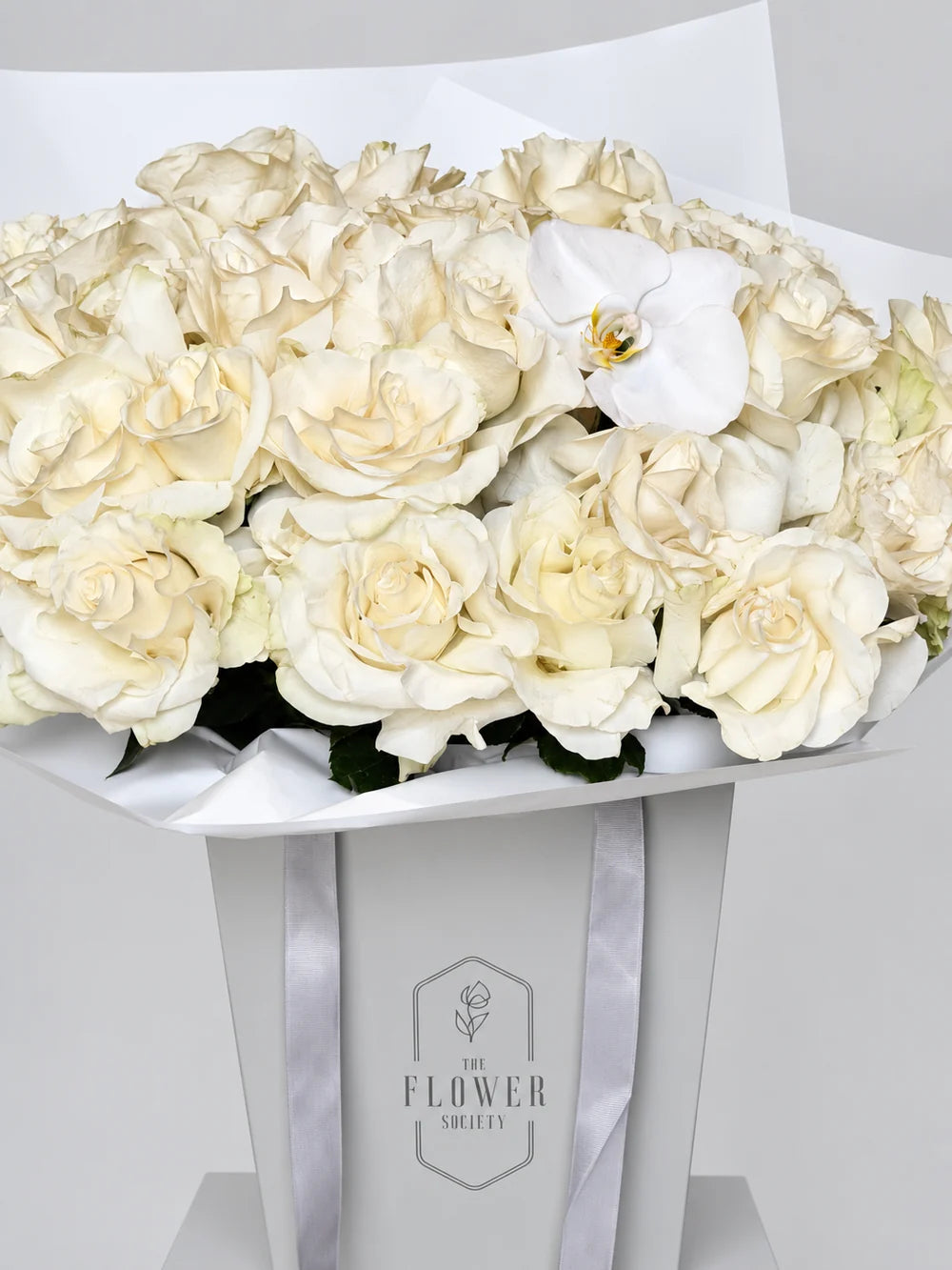 WHITE ROSES BOUQUET